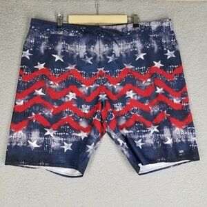 O'Neill Hyperfreak Boardshorts Adult 42 Swim America Patriotic Stretch Men's